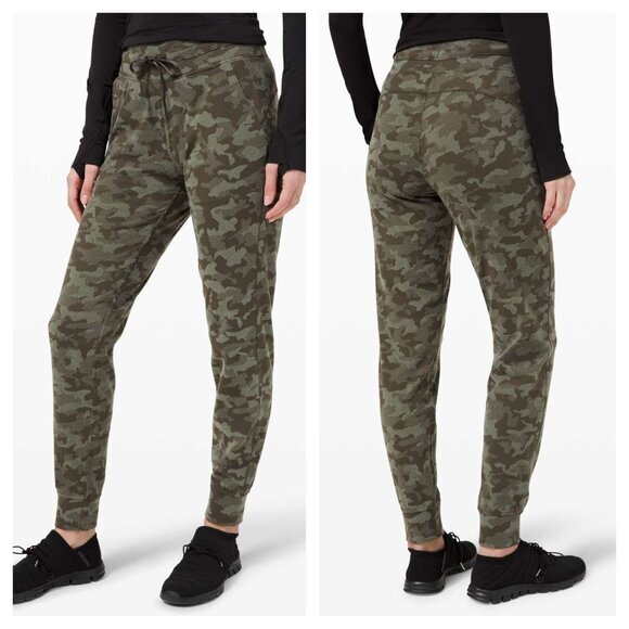 Lululemon Ready to Rulu Jogger 29" Heritage Camo Dark Olive Green Twill - Picture 1 of 16